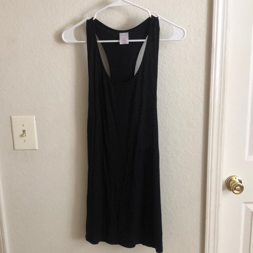 Black dress or swimsuit cover up